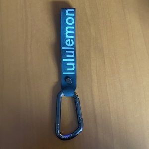 B&W Lululemon Keychain